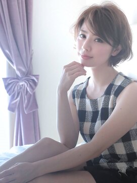 ラ ブレス なんばスカイオ(LaBless) 【LaBless】ナチュラルに可愛い大人ショートボブ