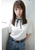*切っぱなしストレート*