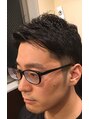 ヘアーサロン キンザマツナガ 築地店(Hair Salon GINZA MATUNAGA)&nbsp;ツーブロックスタイル。強弱をつけさせていただいたスタイルです