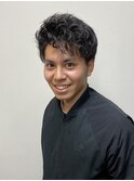 メンズ最旬!!強ウェーブナチュラルツーブロックパーマ