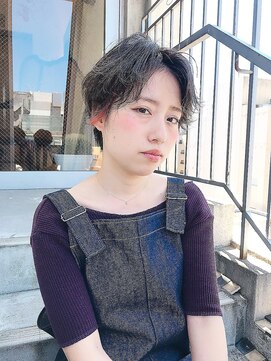 ダブル(DouBLe) オレンジ×オリーブグレー