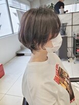 ヘアーメイクワン 横浜(hair make ONE005) 丸みボブ×透明感アドミオカラー
