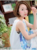 かきあげ前髪大人かわいいくせ毛風ボブディc4大宮20代30代40代