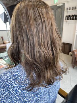 リアン(Lien) Lien☆くびれミディ×ハイライトカラー×ラベンダーカラー