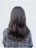 艶感アッシュグレージュ☆暗髪エアリーロング20代30代40代