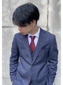 【質感抜群】センターパート ニュアンスパーマ スマートヘア