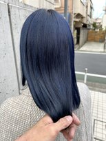 アッシュ 祐天寺店(Ash)&nbsp;ツヤツヤなネイビーブルー