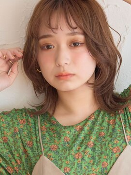 リトル リンネ 栄(little×RINNE) 動くベビーバングレイヤーミディ