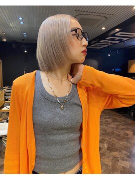 グランツ ヘアーデザイン(GLANZ HAIR DESIGN) white blond