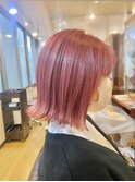 あやか流!外はね×濃いピンク