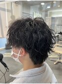 ツイストスパイラルパーマツイストパーマメンズマッシュパーマ