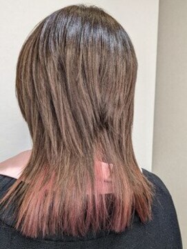 エイムヘアコルト 溝の口店(eim hair colt) マッシュウルフ＆インナーカラー