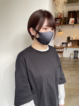 ヘアーアイストゥーレ(HAIR ICI TRE) ショート コンパクトショート 担当渡辺聖