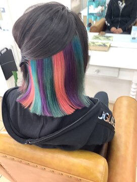 グラスペディア(graspedia) 多色使いのインナーカラー