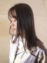 ビュートリアム265(BEAUTRIUM 265) ミディアムボブ/外はねロブ/ストレート/シースルーバング/黒髪