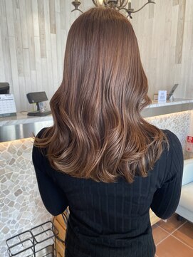 ラグーン(LAGOON) ブリーチなし☆艶ブラウンカラー