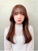 【Say.福岡】20代30代40代×韓国風レイヤーロング×ぱっつん前髪
