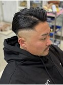 バーバーカット スキンフェード