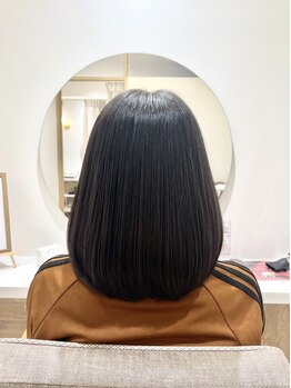 ヘアメディカルサロン 名古屋(HAIR MEDICAL SALON)の写真/【大人女性/髪質改善】うる艶ヒアルロン酸カラーで大人女性の悩みを解決◎芯まで潤いたっぷりの美髪に♪