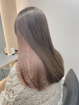 シー 立川(Si) イヤリングカラー・ピンクアッシュ