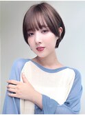 say.重政　最新トレンド　ショートマッシュショート丸みショート