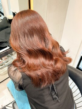 ロンドエニカ 大宮(Lond enika) 前髪カタログアンブレラカラーこなれミディウェーブパーマ大宮