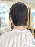 小顔タッセルボブ×美髪[ぱつっとボブ/縮毛矯正/横浜韓国]