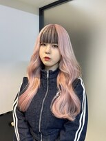 エゴ 池袋(EGO)&nbsp;10代20代前髪ありインナーホワイトピンクエクステ