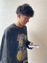 ラフ バイ マグ 南松本(R.A.F. by Mag) ツイストスパイラルパーマツーブロックメンズマッシュメンズヘア