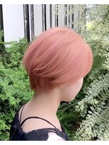 ルプラ ガーデン(le-pla garden)&nbsp;マッシュショート#ピンク#ブリーチ#ダブルカラー#豊橋#豊川#田原