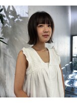 タロ(TALO)&nbsp;【TALO】切りっぱなしボブ×隠れハイライト