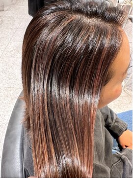 ゼストソエル(ZEST soell) ナチュラルハイライト×水光カラー