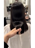 カット+イルミナカラー+髪質改善Ｔｒ