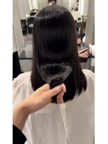 エス 西梅田(es)&nbsp;カット+イルミナカラー+髪質改善Ｔｒ