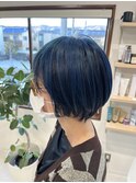 アンブレラカラー×ブルー