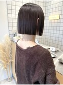 切りっぱなし_タッセルボブ_ミニボブ