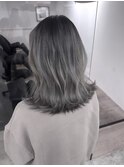 #ブリーチ#ケアブリーチ#グレーカラー