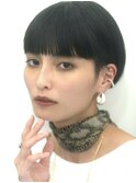 【emu井上信洋】モードな黒髪マッシュベリーショート【エミュ】