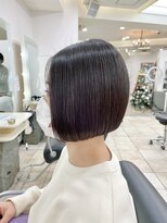 ラルム 新宿(LARME SHINJUKU)&nbsp;ミニウルフレイヤーカット顔周りカット前髪カット韓国ボブ/新宿