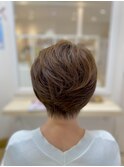 乾かすだけで決まる大人ショートボブ