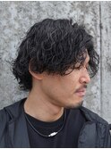 波巻きスパイラルパーマ/波巻きパーマ/岡崎メンズパーマ