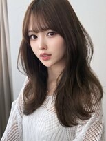 ナイロン 西葛西店(NYLON.) 《NYLON.》オリーブベージュ×レイヤーカット
