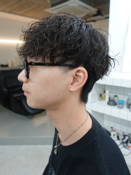 テンション(tension) メンズマッシュパーマシャドーパーマニュアンスパーマ札幌大通