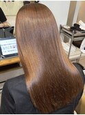 髪質改善ストレート×ツヤロングスタイル