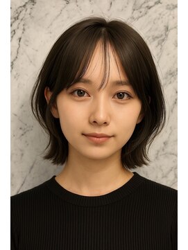 サードバイローラン(THiRD by ROULAND) オリーブグレークラゲヘアーココアベージュ