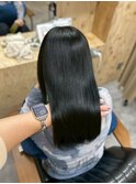 【透明感美髪】上質な潤いロングストレート◎/秋冬スタイル