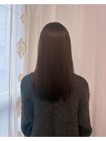 ハク アトリエ(HaKU atelier) ワインレッド髪質改善トリートメント暖色深みカラー艶髪美髪