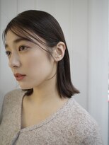 ヌヌ 渋谷 原宿 明治神宮前(nunu)&nbsp;レイヤーカットウルフカットボブグレージュオリーブべージュ