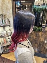 ヘアー クリエイト カルバリ(HAIR CREATE Calbari)&nbsp;グラデーション×チェリーレッド