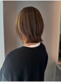 ボブレイヤー×赤み消しカラー